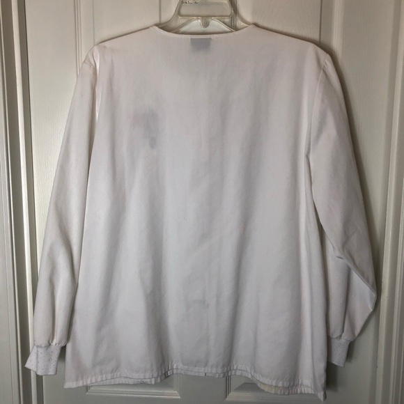 Cherokee Scrub Jacket with Embroidering  Size XL - Picture 7 of 8